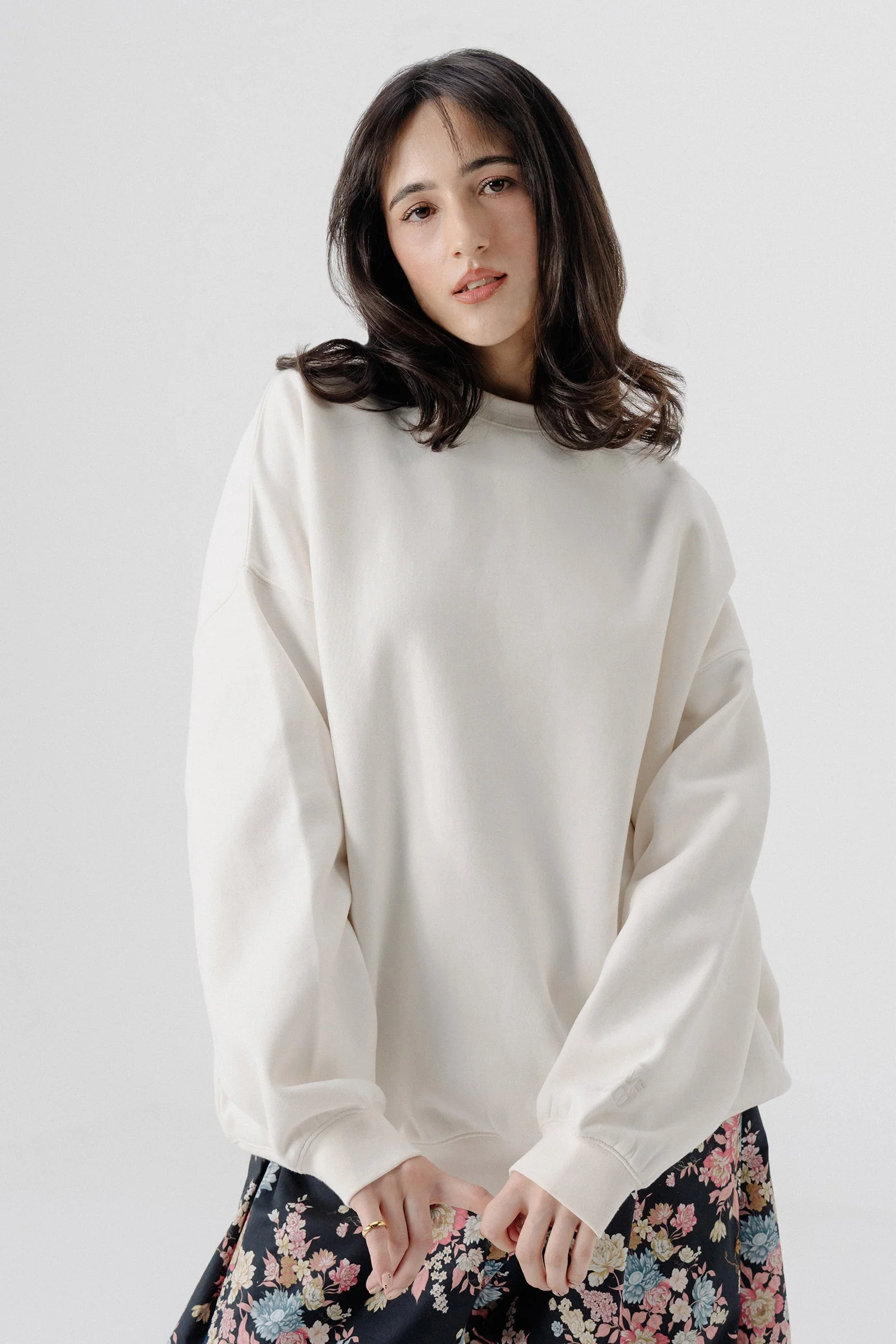 Soft Oversized SweatShirt - Off-White